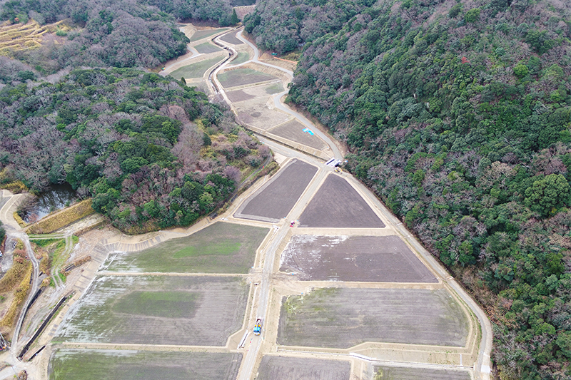 完成　経営育成第0001-9-022号　都志大宮地区　第3-2工区工事[ほ場整備]