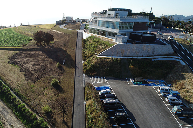 完成　開工第４号　県立公園あわじ花さじき(仮称)整備に係る安全対策及び敷地造成等用地　敷地造成・整備工事