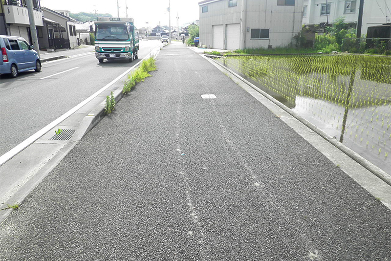 着工前　加茂汚水幹線管渠埋設その4工事[下水道(推進)]